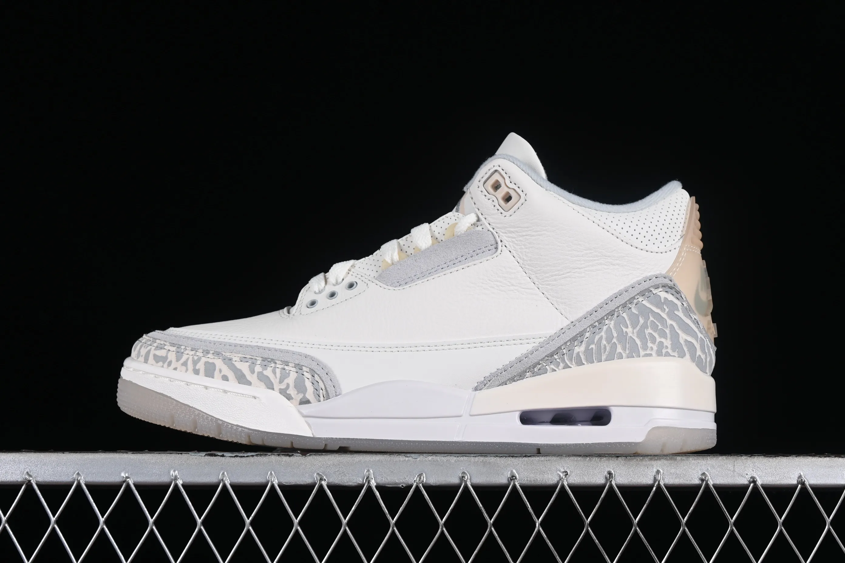 All categories Air Jordan Jordan series basketball shoes Air Jordan 3 foreign trade version Air Jordan 3 "Craft Ivory" AJ3 Joe 3 ivory white full head layer FJ9479-100